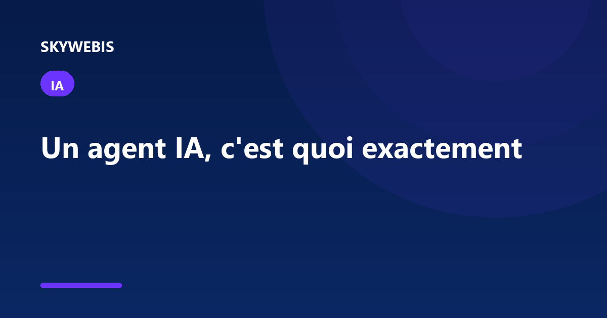 What exactly is an AI agent 