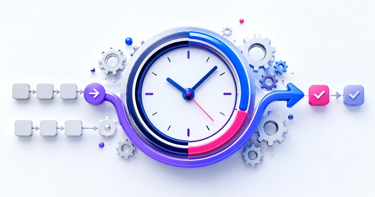 Saving time through automation