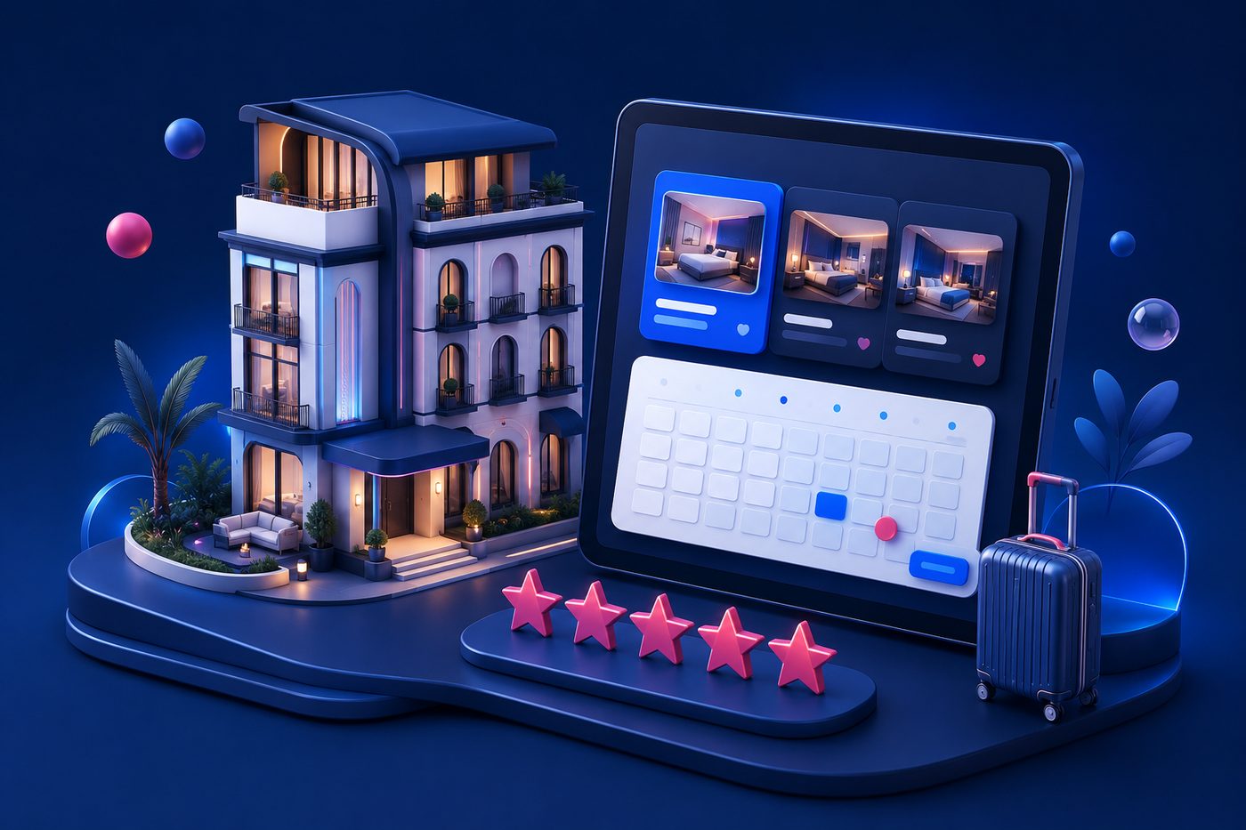 Website creation for hotel