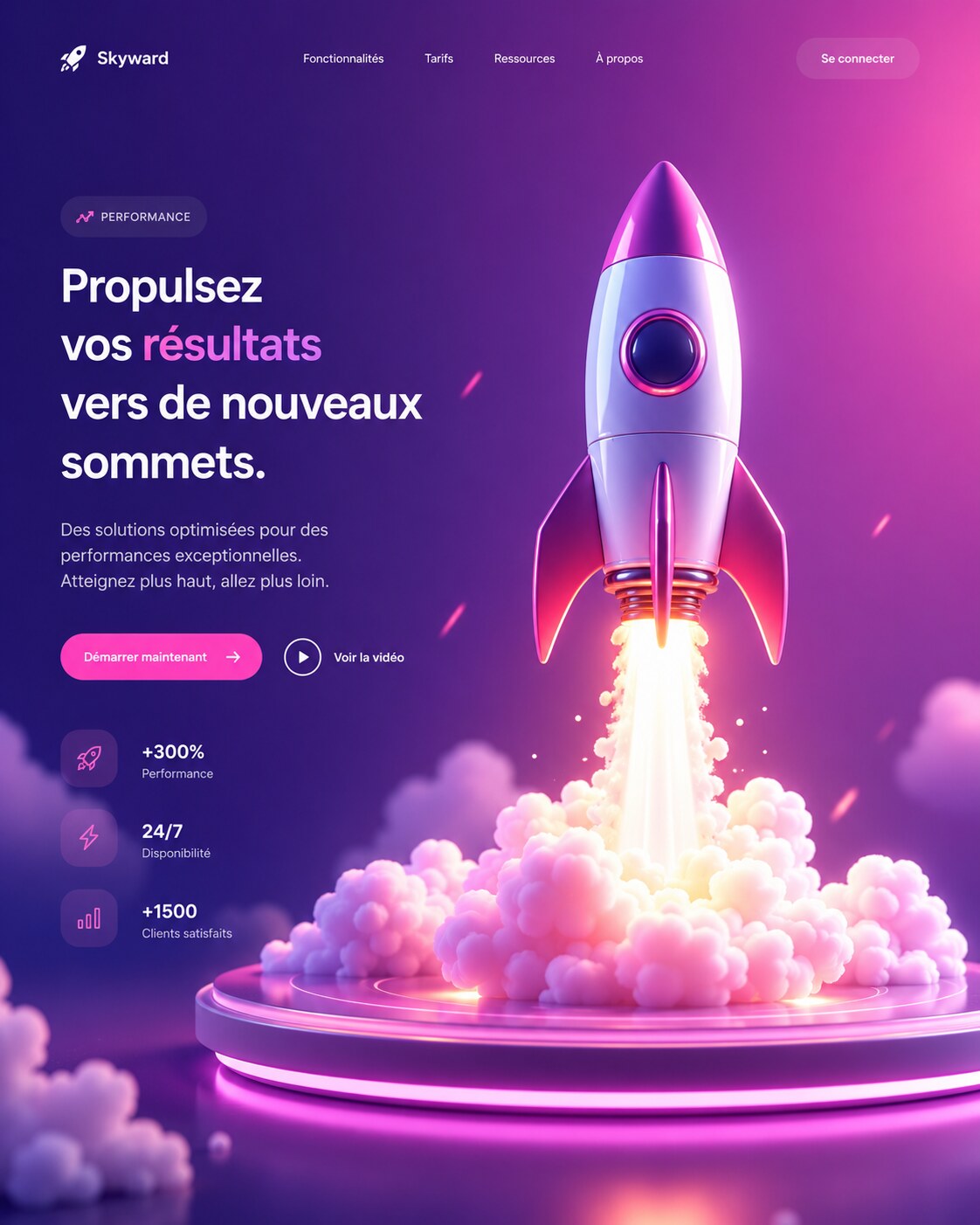 Landing page